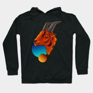 Goat Abstract Hoodie